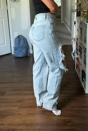90s Boyfriend PacSun Jeans Distressed High-Rise thumbnail 4