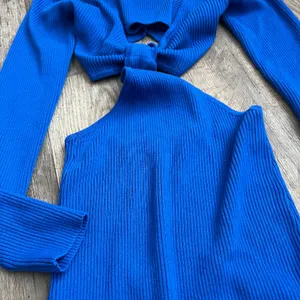 Edikted blue long‎ sleeve cutout mini dress size M thumbnail 11