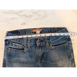 Abercrombie & Fitch Vintage 5 Pocket Bootcut Jeans Medium Wash Blue 2R Low Rise thumbnail 8
