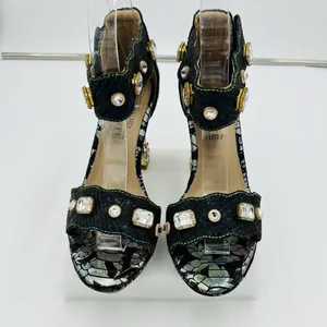 L'ARTISTE SPRING STEP Jewell Sz US 5.5-6 EUR36 Embellished Heel Platform Sandals thumbnail 2