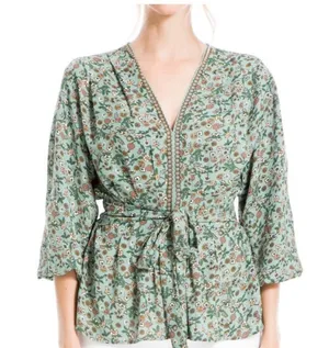NWT Max Studio Blouse Medium thumbnail 1