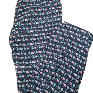 NWT Vineyard Vines Womens Size Small Santa Whale Stretch Cotton Lounge Pants NEW thumbnail 3