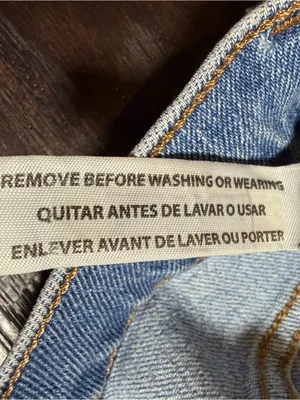 Madewell The Perfect Vintage Jean 26P Light Wash High Rise Straight Raw Hem Jean thumbnail 9