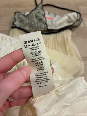 Free People Belle of the Ball Maxi Dress Leather Chiffon Halter Size 6 *READ thumbnail 8