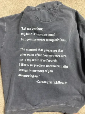 Boys Lie Charcoal Sweatshirt with Cherub Graphic thumbnail 2