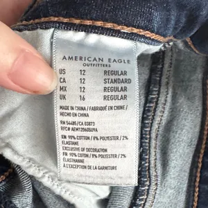 American Eagle Next Level Stretch Jeggings Size 12 thumbnail 4