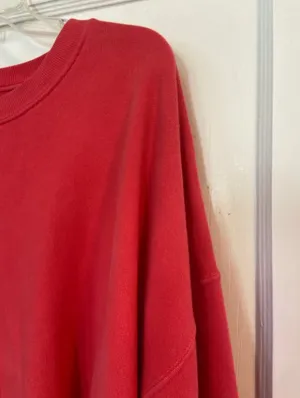 Daily Drills Sweatshirt Baggy Oversized Crewneck Red Unisex XS/S thumbnail 3