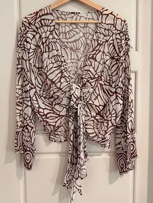 Young Fabulous and Broke Kimono‎ Wrap Cover Up Size Small thumbnail 1