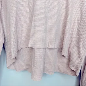 Wild Fable Waffle Knit Blush Pink Cropped‎ Hoodie Size M thumbnail 5