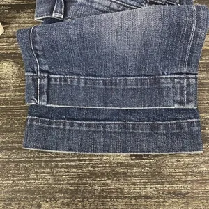 7 For All Mankind Dojo Crop Capri Denim Blue Jeans 24 thumbnail 5