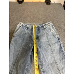 Michael Kors Women's Bootcut Light Wash Blue Denim Jeans Stretch Mid Rise Sz 6 thumbnail 7