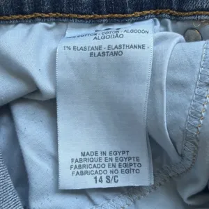 Levis 529 Curvy Boot Cut Jeans Womens 14 Short Medium Wash Denim Blue Stretch thumbnail 6
