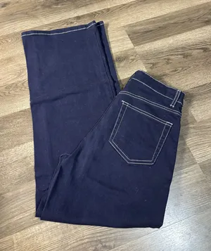 H&M Navy Jeans Wide-Leg thumbnail 1