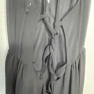 H&M Black Halter Maxi Dress thumbnail 6