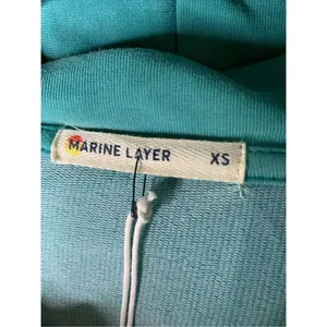 Marine Layer Mary Hoodie Green Lake sweatshirt women's size XS NEW NWT thumbnail 3