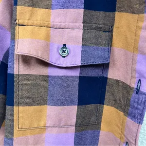 NWT Natural Reflections M button down Flannel long sleeve Shirt shacket Sherpa thumbnail 12