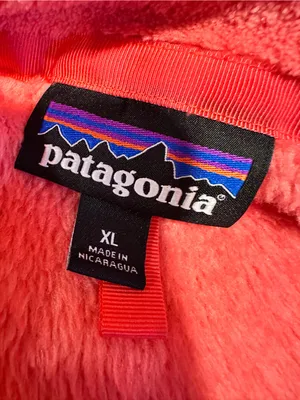 Patagonia Re-Tool Snap-T Sz:XL Pullover coral Polartec fleece chest pocket Soft. thumbnail 13