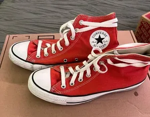 Converse Orange Classic Sneakers with Iconic Design thumbnail 1