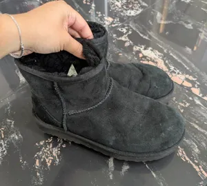 Ugg Classic Mini II Black Boots Size 6 thumbnail 1