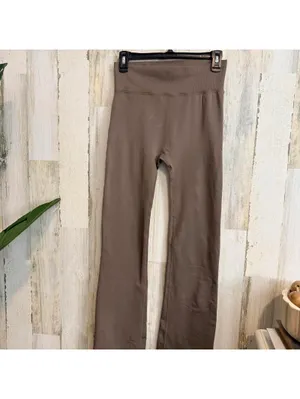 Dazy Women’s Large Brown High Waist Flare Leggings thumbnail 3