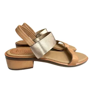 ANTHROPOLOGIE LATIGO slip on heeled strappy leather sandal 8.5M thumbnail 4