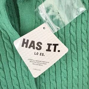 L.L. Bean Women's Kelly Green Spring Cardigan Sweater Small Regular‎ NwT thumbnail 8