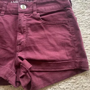 American Eagle Outfitters | Maroon Hi Rise Shortie thumbnail 8