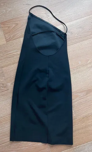 ZARA Dress Midi Black thumbnail 1
