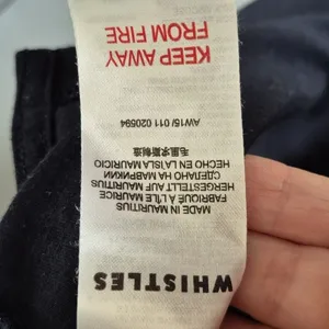 Whistles Womens T-Shirt Ca Va Graphic French Slogan Black Small thumbnail 5