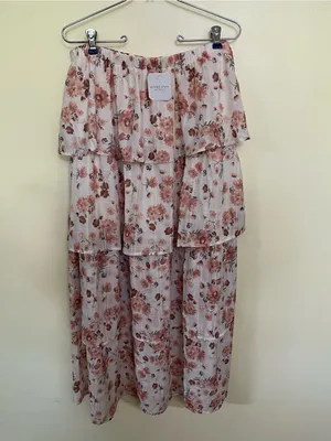NEW Altar’d State Floral Evara Tiered Midi Skirt Size Large NWT thumbnail 3
