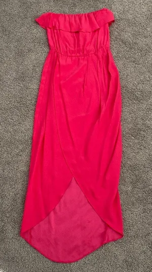 Amanda Uprichard Pink Silk Dress thumbnail 1