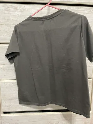 Romwe Grey Graphic Tee thumbnail 2