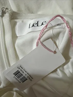 LeLe Brady Corset Mini Romper. Off White thumbnail 7