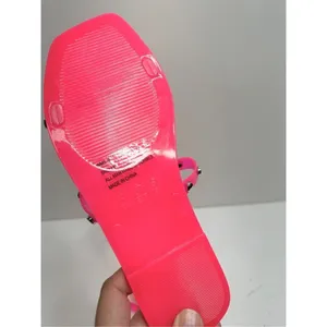 Dolce Vita Jelly Sandals Womens Size 6 Neon Pink‎ Slip On Shoes NEW thumbnail 10