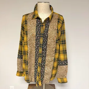 Gimmicks Plaid Pieced Shirt thumbnail 5
