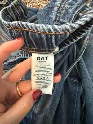 Oat Barrel Jeans Blue Size 8 thumbnail 3