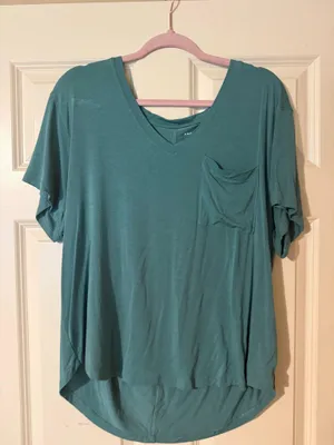 American Eagle Green Soft & Sexy Top thumbnail 1