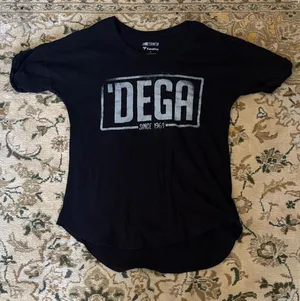 NASCAR Racecar Black 'DEGA Dolman Sleeve Graphic T-Shirt Talladega Cars Racing thumbnail 1