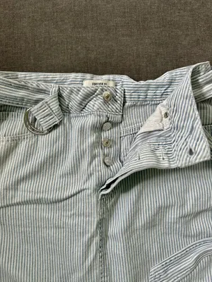 Denim Striped Skirt thumbnail 3