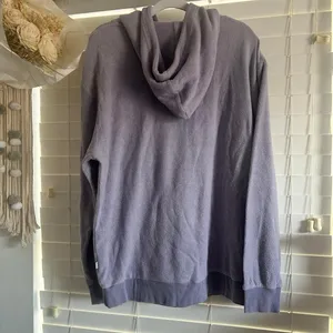 Feat Lavender Purple blanket blend Fleece Pullover Hoodie comfy Athleisure XL thumbnail 2