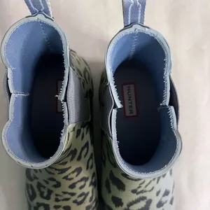 🐆🌿 HUNTER Leopard Print Chelsea Rain Boots US 9 EU 40/41 🐆🌿 thumbnail 2