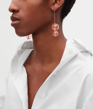 COS Statement Sphere-Beaded Drop Earrings thumbnail 2