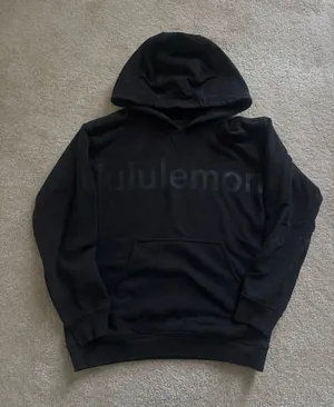 Lululemon Logo Hoodie Black thumbnail 1