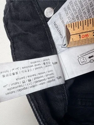 Zara Women Black High Rise Wide Leg Jeans Size 4 Cotton Lyocell Denim thumbnail 7
