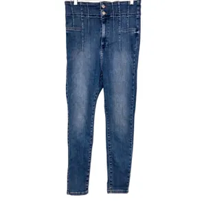 We The Free Medium Wash Indie High Rise Corset Waist Skinny Jeans Sz 32 thumbnail 2