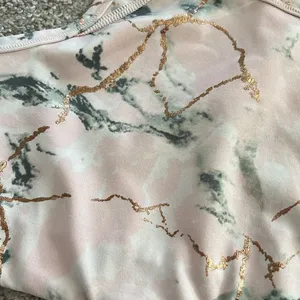 Victoria’s Secret PINK Marble Sports Bra Pastel Gym Top Racerback Size Large Y2K thumbnail 2