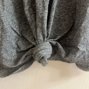 ✨Madewell Knot-Front Grey Sz Large Tee✨ thumbnail 6
