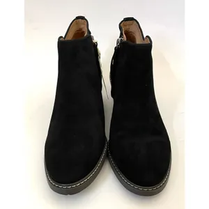 Sam Edelman Pryce Rain Repellent Suede Bootie Boot Black Size 8.5 NEW thumbnail 3