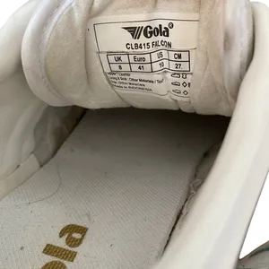 Gola Falcon White Blue Lavender Leather Classic Sneakers size 10 thumbnail 8