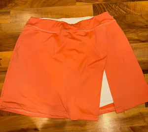 Life‎ integrity earth women’s skort orange SZ L workout athleisure thumbnail 1